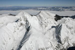 Crestones in winter view