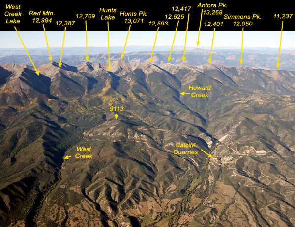 From Red Mountain to Simmons Peak